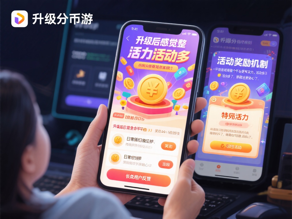 升级为币游后，平台在用户体验上的改进尤为突出。活动