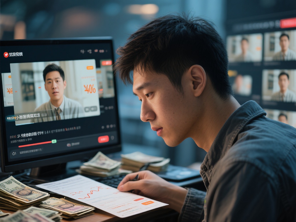 以小李的经历为例，他在某视讯平台上投入了大量资金，